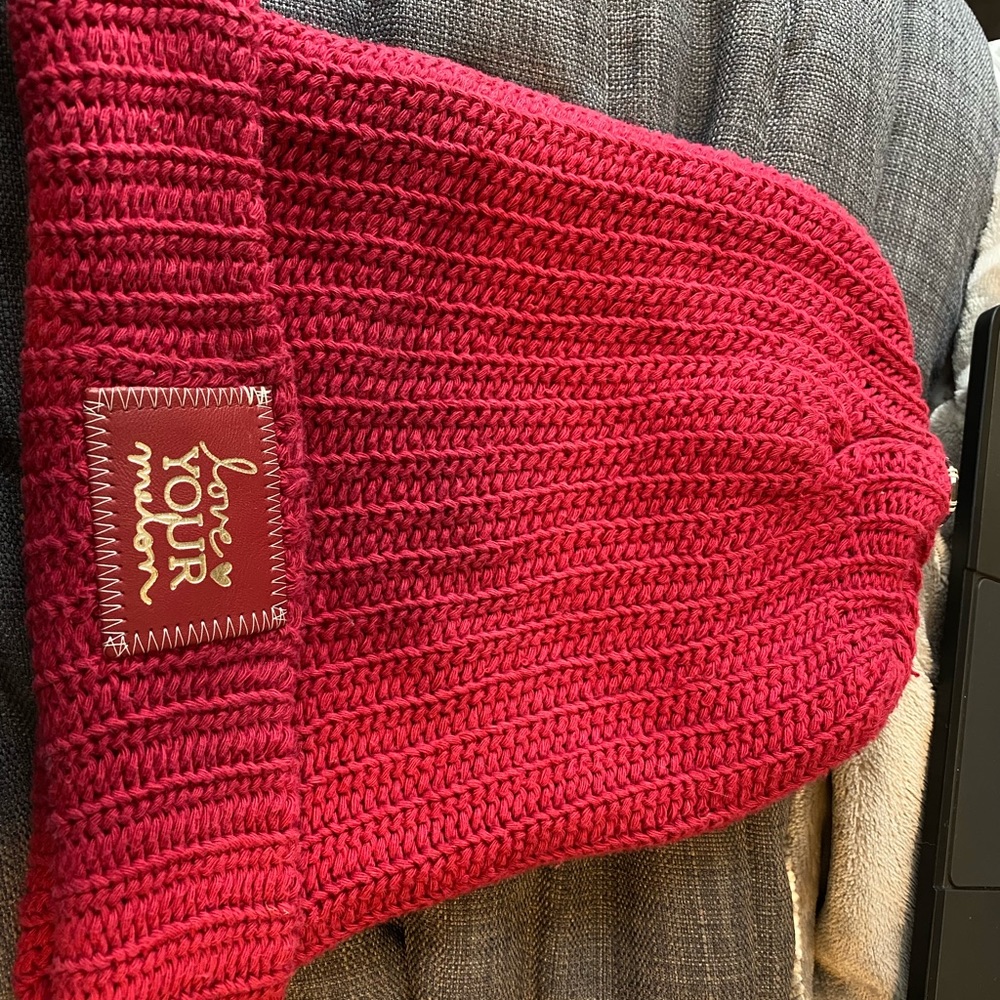 Red love your melon hat